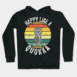 Happy like a quokka Hoodie